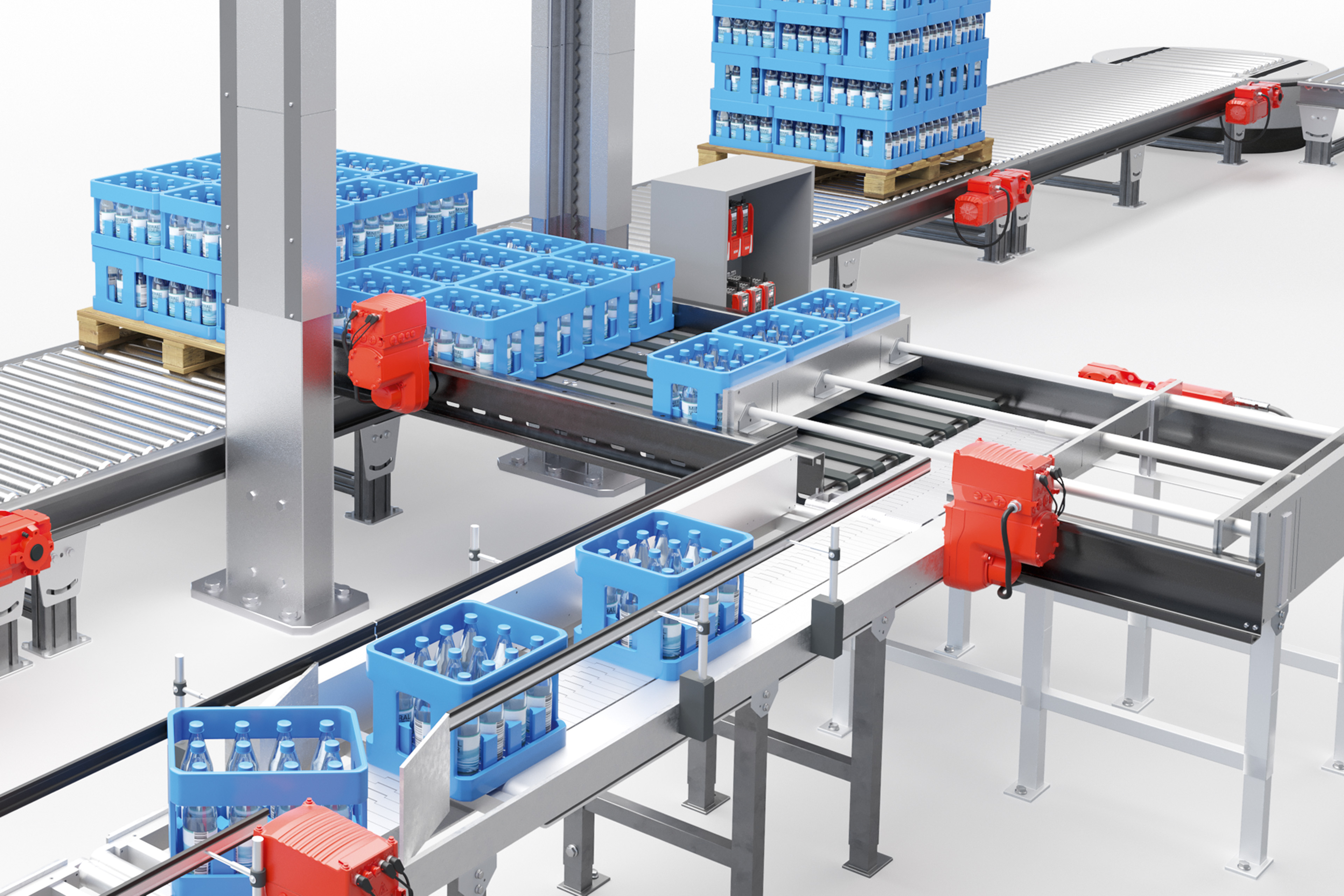 Beverage industry – Grouping station