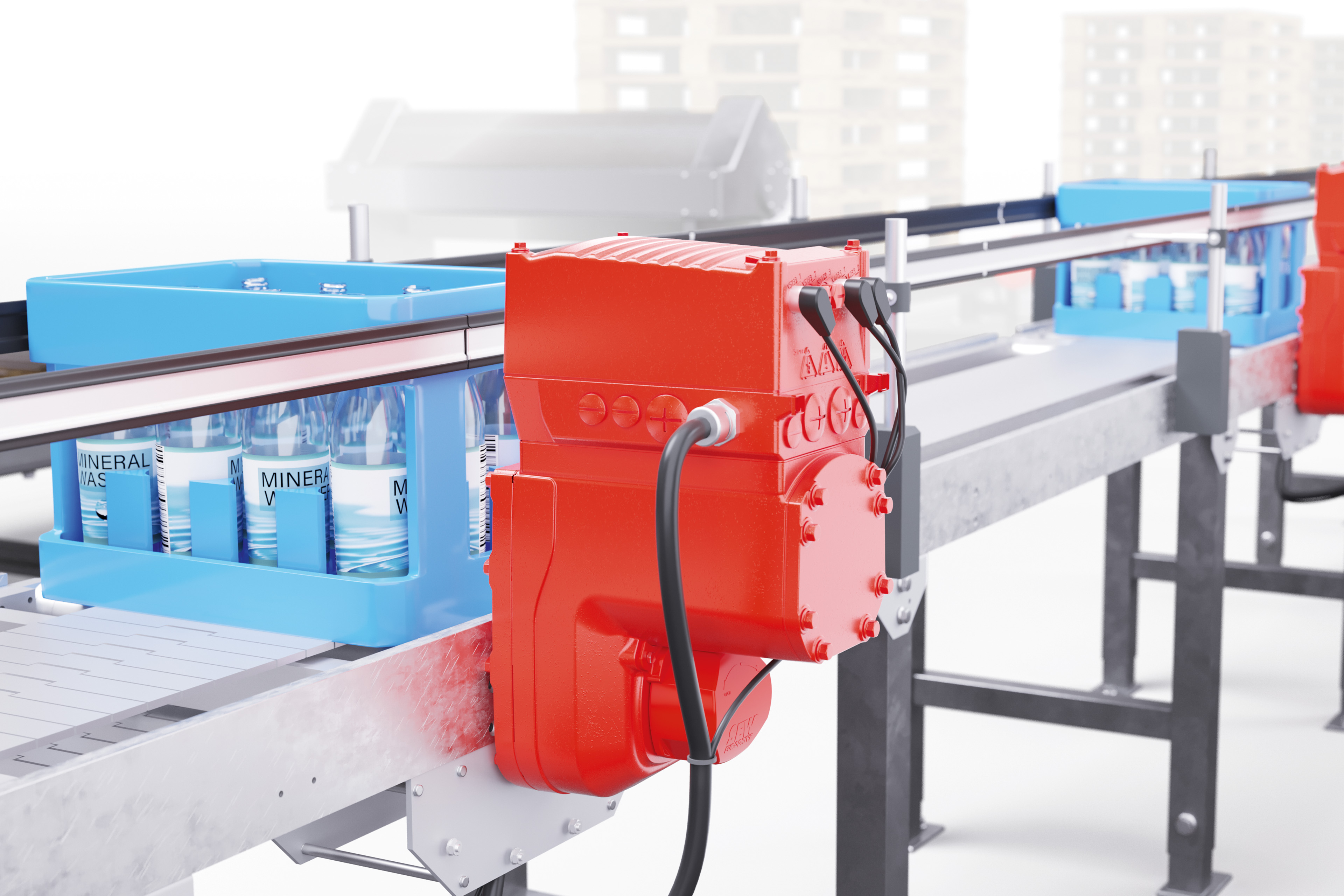 Beverage industry – Packaging unit transport