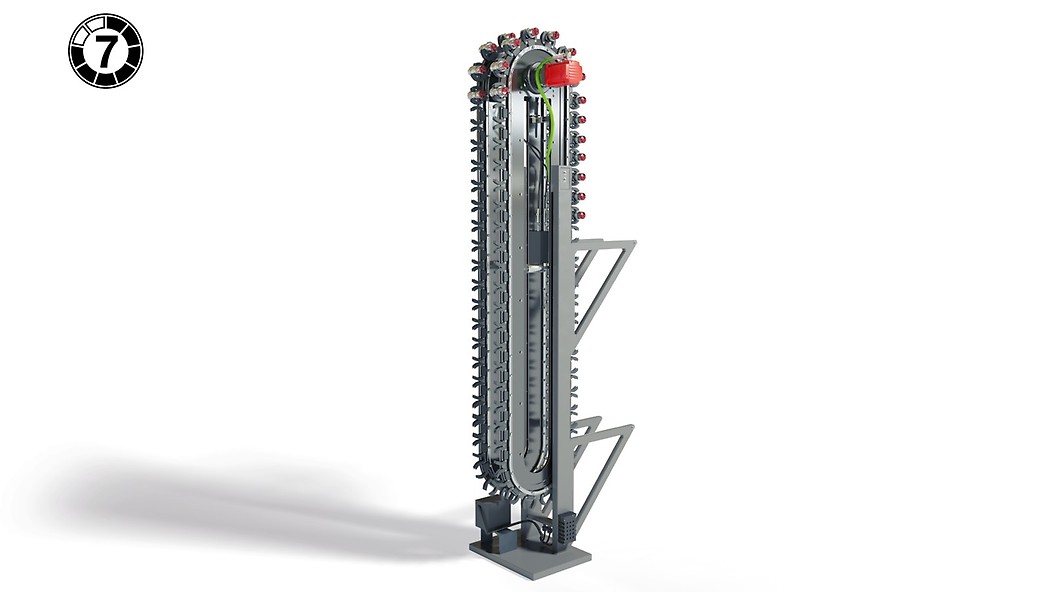 Chain magazine and tool changer