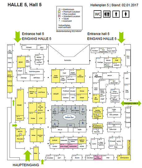 Hallenplan Hallenplan