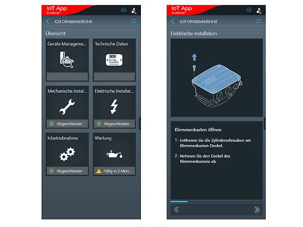 IoT App screen installation