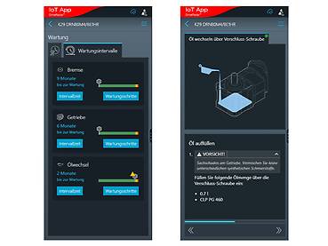 IoT App screen maintenance