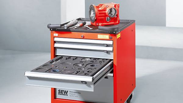 Didactics, helical-bevel gear unit kit teaching aid | SEW‑EURODRIVE