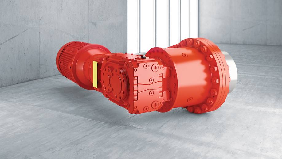 The new P-X series of industrial gear units combines the advantages of our P planetary gear units with those of our helical-bevel gear units in the X range. 