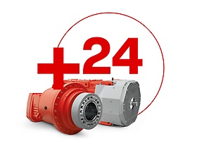 X.e and P series industrial gear units with +24 visual