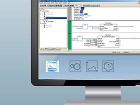 Control technology Screen section with MOVI-PLC® software interface, MultiMotion